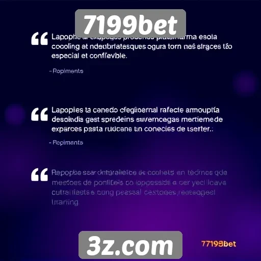 Depoimentos de usuários sobre a experiência na 7199bet