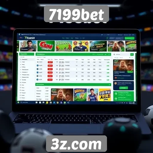 Interface e experiência do usuário no site 7199bet